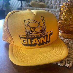 Vintage Yellow Trucker Hat